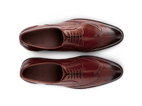 Edwin Brown Lace-Up – Premium Handcrafted Brown Leather Shoes for Men