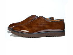 The Marcellus Cueřo Grand Atelier tan luxury men’s formal dress shoes