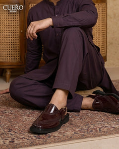 Artisan handcrafted Oxblood Heritage footwear by Cuero by HAC