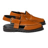 Cueřo’s Khyber 07 chestnut leather peshawari chappal pair view premium handcrafted footwear