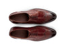 Top view of Edwin Brown lace-up shoes showing lace structure, stitching detail, and premium handcrafted brown leather finish